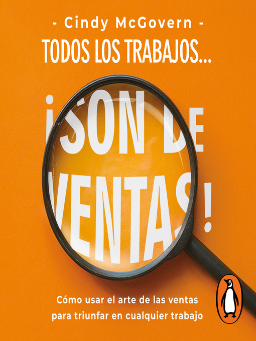 Title details for Todos los trabajos... ¡son de ventas! by Cindy McGovern - Available